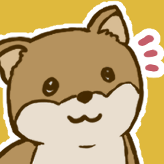 [LINEスタンプ] しばいぬのこいぬ01