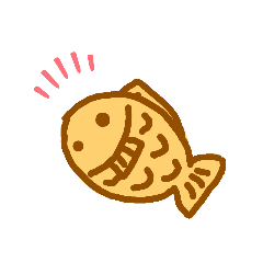 [LINEスタンプ] 百面相たい焼き