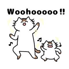 [LINEスタンプ] ゆるっと育児ねこ