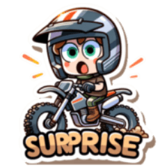 [LINEスタンプ] オフロードバイクの日常