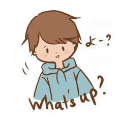 [LINEスタンプ] 男性向け英語スラングのスタンプ＠レオくん