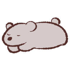 [LINEスタンプ] しろくろのくま(修正)