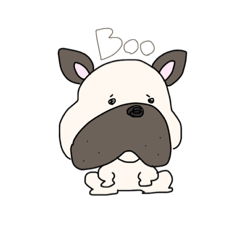 [LINEスタンプ] フレンチブルドッグ・フォーン Boo