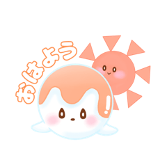 [LINEスタンプ] まーるいまるちゃん