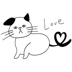 [LINEスタンプ] 気ままな猫と日常