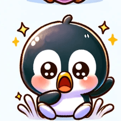 [LINEスタンプ] ペンギンの赤ちゃんスタンプ