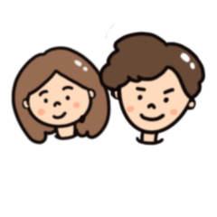 [LINEスタンプ] 日常スタンプ_男女