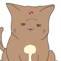 [LINEスタンプ] ぽっちゃり猫又さん