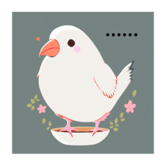 [LINEスタンプ] 愛くるしい文鳥たち2