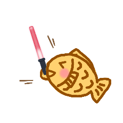 [LINEスタンプ] 推し活たい焼き プチ【光】