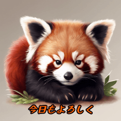 [LINEスタンプ] レッサーパンダ2 日常編