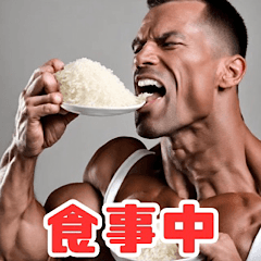 [LINEスタンプ] マッチョな男ども