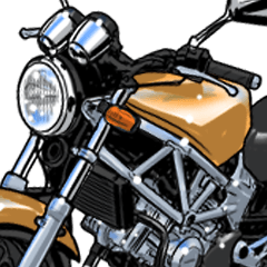 [LINEスタンプ] 250ccスポーツバイク14(車バイクシリーズ)