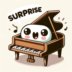 [LINEスタンプ] 感情を奏でるピアノ