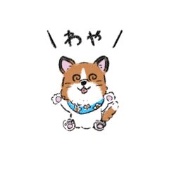 [LINEスタンプ] エブリデイ＊コーギー(広島弁)