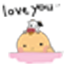 [LINEスタンプ] Animals on my head E