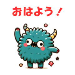 [LINEスタンプ] ☆モンスターズ☆