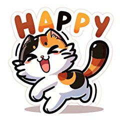 [LINEスタンプ] 三毛猫の魅力1