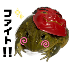 [LINEスタンプ] アフリカウシガエル☆Part2☆