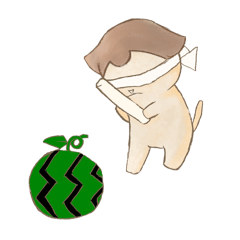 [LINEスタンプ] 謎の垂れ耳どうぶつ