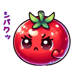 [LINEスタンプ] 関西弁のかわいい真っ赤なトマト