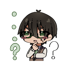 [LINEスタンプ] バイト男子緑くんと同僚達