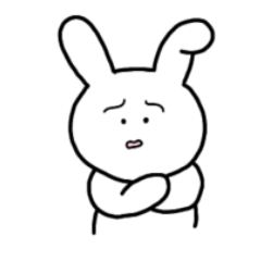 [LINEスタンプ] おこまりうさぎ