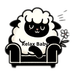 [LINEスタンプ] 可愛い黒羊