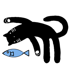 [LINEスタンプ] 年中行事.季節.日常で使えるゆるい黒猫