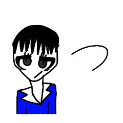 [LINEスタンプ] まつ毛長いやつスタンプの画像（メイン）