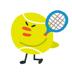 [LINEスタンプ] テニス ボール バード