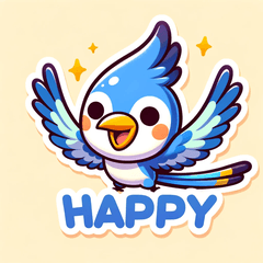 [LINEスタンプ] 陽気な台湾クロツグミ