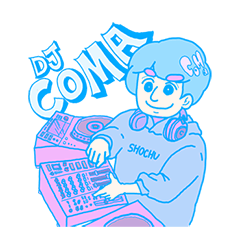 [LINEスタンプ] DJ COMA