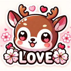 [LINEスタンプ] 奈良の愛らしい鹿さん