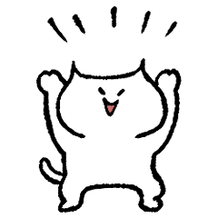 [LINEスタンプ] ねこのスタンプ(かに付き)