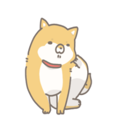 [LINEスタンプ] 毎日使える柴犬こまちのスタンプ