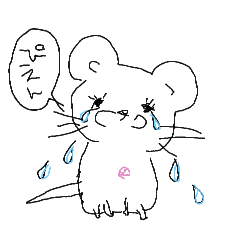 [LINEスタンプ] ねずみっぽいあのことの生活