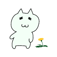 [LINEスタンプ] ぽにゃりネコだよ（5）(春)