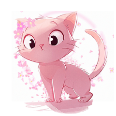 [LINEスタンプ] 桜ねこ