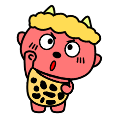 [LINEスタンプ] 鬼の子オニポン