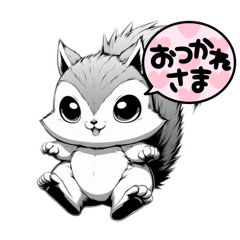 [LINEスタンプ] リスのチビちゃん