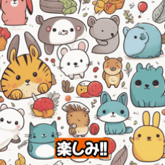 [LINEスタンプ] 多国籍動物スタンプ