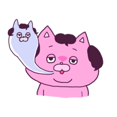 [LINEスタンプ] カツラ猫