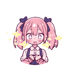 [LINEスタンプ] ぴんくついんてちゃん2