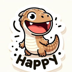 [LINEスタンプ] コモドの感情大解放