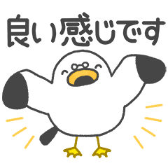 [LINEスタンプ] 褒めて伸ばす！かもめ先生