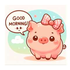 [LINEスタンプ] ブタさん集合！pigkawaii