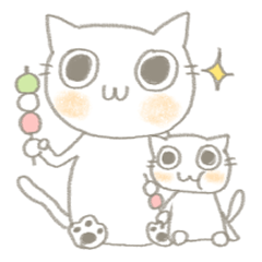 [LINEスタンプ] じとめねこのしろ3