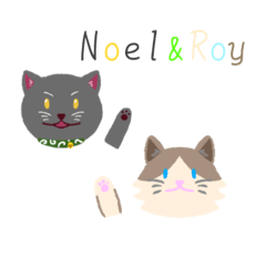 [LINEスタンプ] Noel ＆Roy 日常スタンプ♪