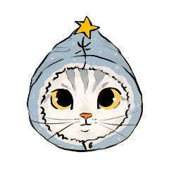 [LINEスタンプ] 猫、帽子、カニ